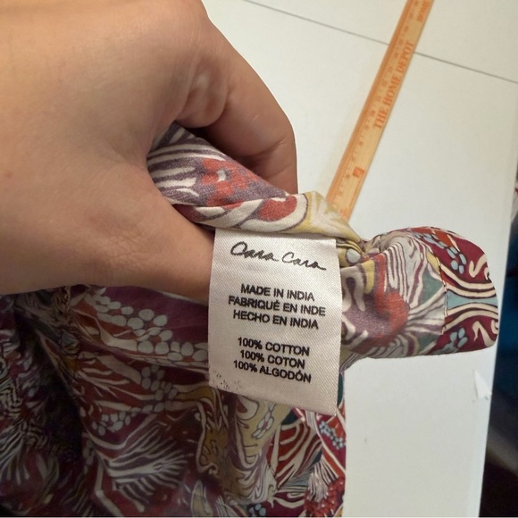 Cara Cara Everly Top - Chai Tea Deco Medium Made in India D - Picture 5 of 9